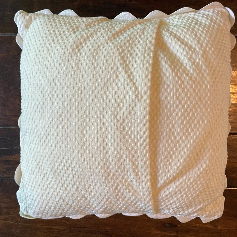 Mudge & Molly White Decorative Pillow for Young Girls Bedroom